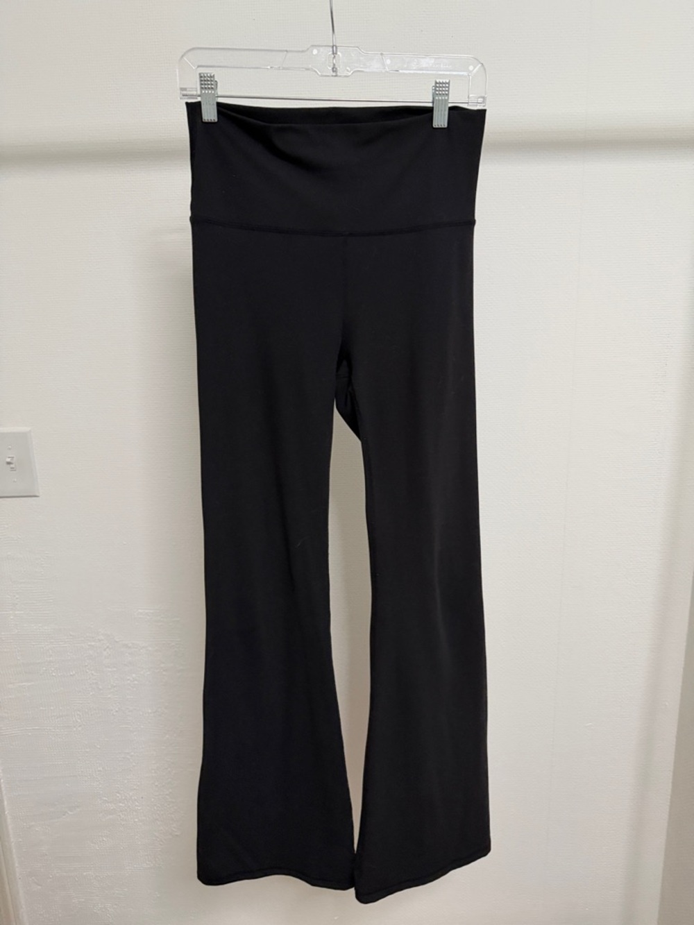 PureLuxe Fabletics Black High-Waist Flare Leggings